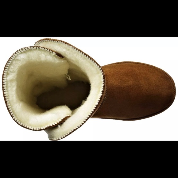 Willowbee Sonia Mid-Calf Chestnut Boots Sz 7 - Picture 4 of 6